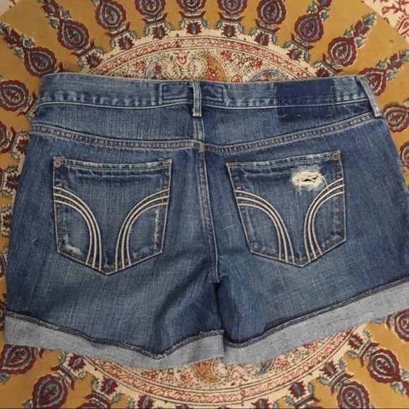 🦋 3 for $25 - Hollister Button Fly Distressed Jean Shorts - Picture 5 of 10